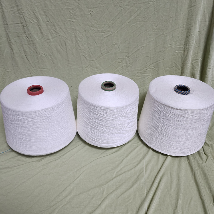 纯棉竹节纱21支 26支 28支 混纺棉竹节纱可订纺