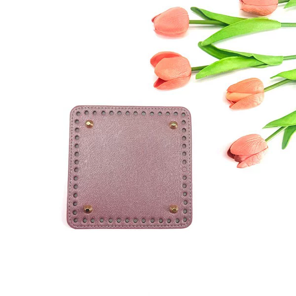 Square peach pink 15 * 15