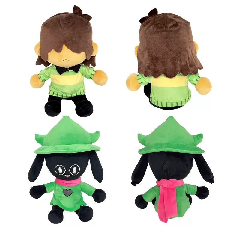 跨境新品DELTARUNE kris plush三角符文克里斯Ralsei毛绒公仔玩偶