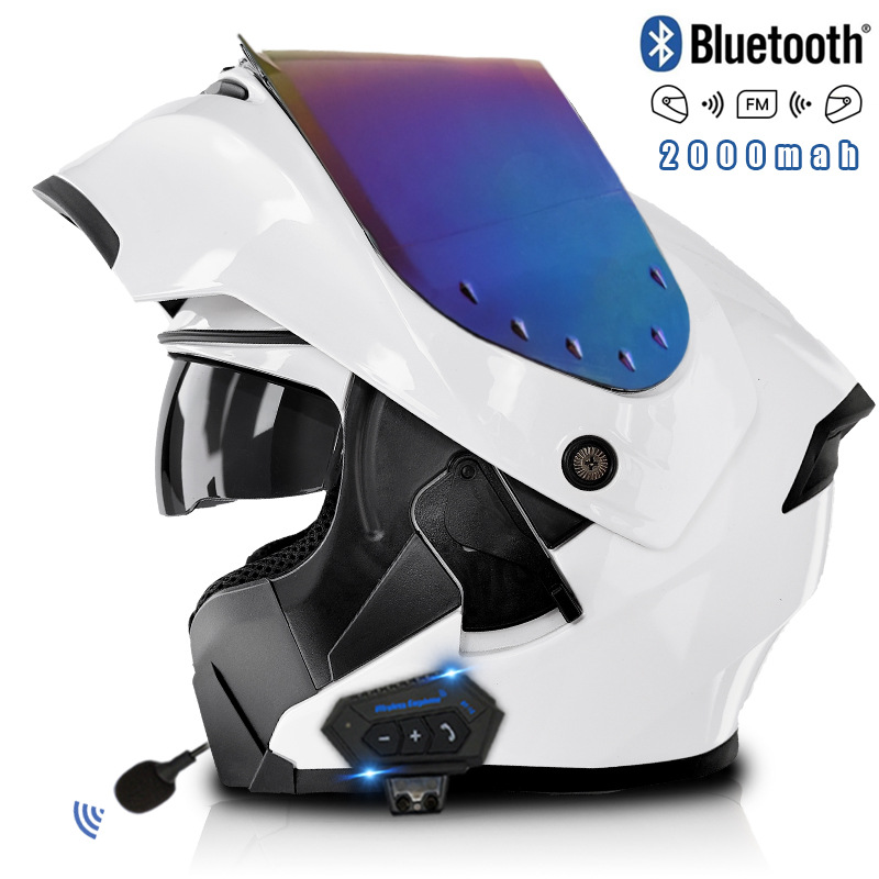 SE-밝은 흰색 화려한 거울-인터콤 블루투스 포함