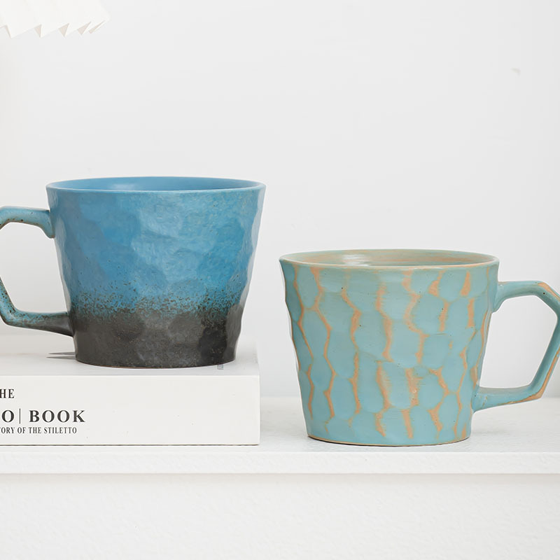 Taza de cerámica simple taza de agua de moda taza de café casera taza de desayuno taza de leche para hombres y mujeres de alto valor de regalo de taza