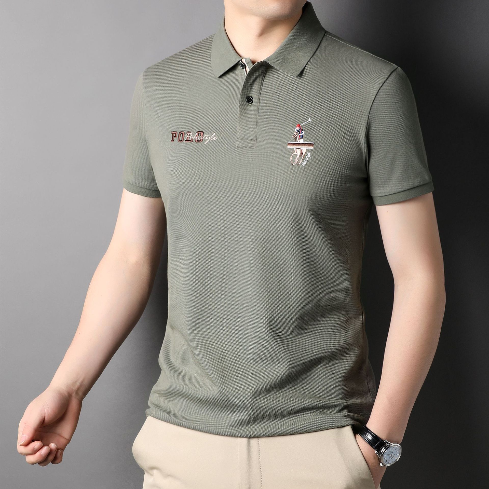 C6554 1250K ÁO THUN NAM YUPTYLO NGẮN TAY MÙA HÈ TRUNG NIÊN KÍN CỔ THỜI TRANG NAM G04 SẢN PHẨM MỚI