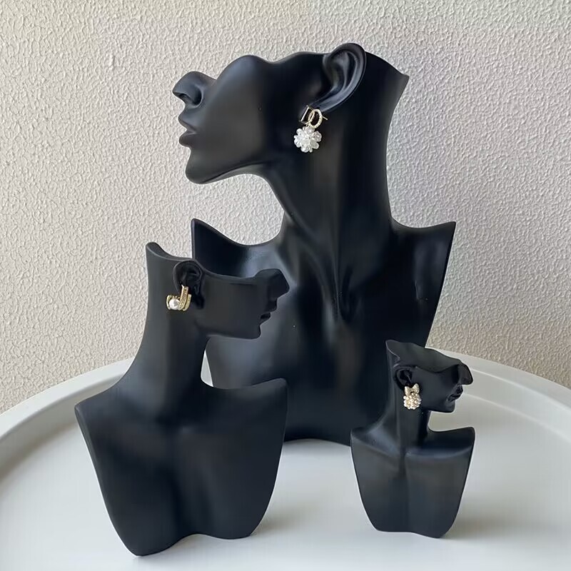 Resin display side model shelf portrait necklace display stand earrings jewelry creative jewelry jewelry props