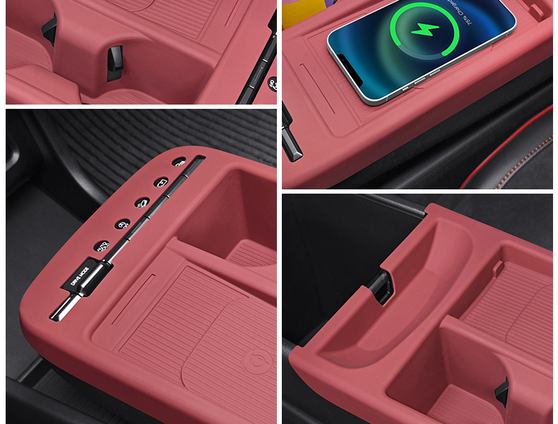 For 24-26 Hyundai Tucson L Center Console Silicone Protective Pad