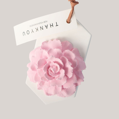 Mother's Day Fashion Creative Gift Carnation Diffuser Stone Perfume Diffuser Car Pendant 