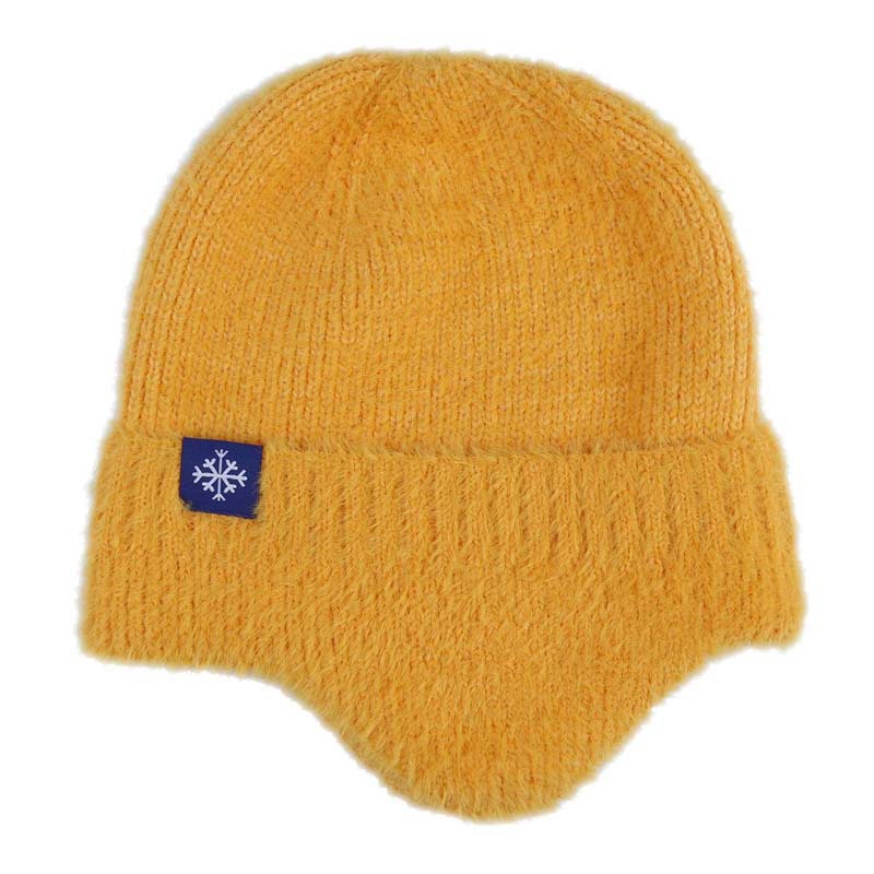 Autumn and winter knitted hats for men and women of the same style, ear protectors, thermal headgear, earmuffs, hats, cold-proof cycling pullovers._voghion.com