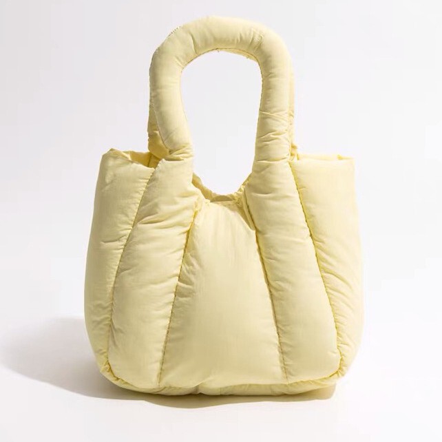 Manufacturer Customized Cotton down Bag Autumn and Winter Shoulder Handheld Tote Bag Nylon Chain Bag Korean Version Cute Cloud Bag Manufacturer Customized Cotton down Bag Autumn and Winter Shoulder Handheld Tote Bag Nylon Chain Bag Korean Version Cute Cloud Bag