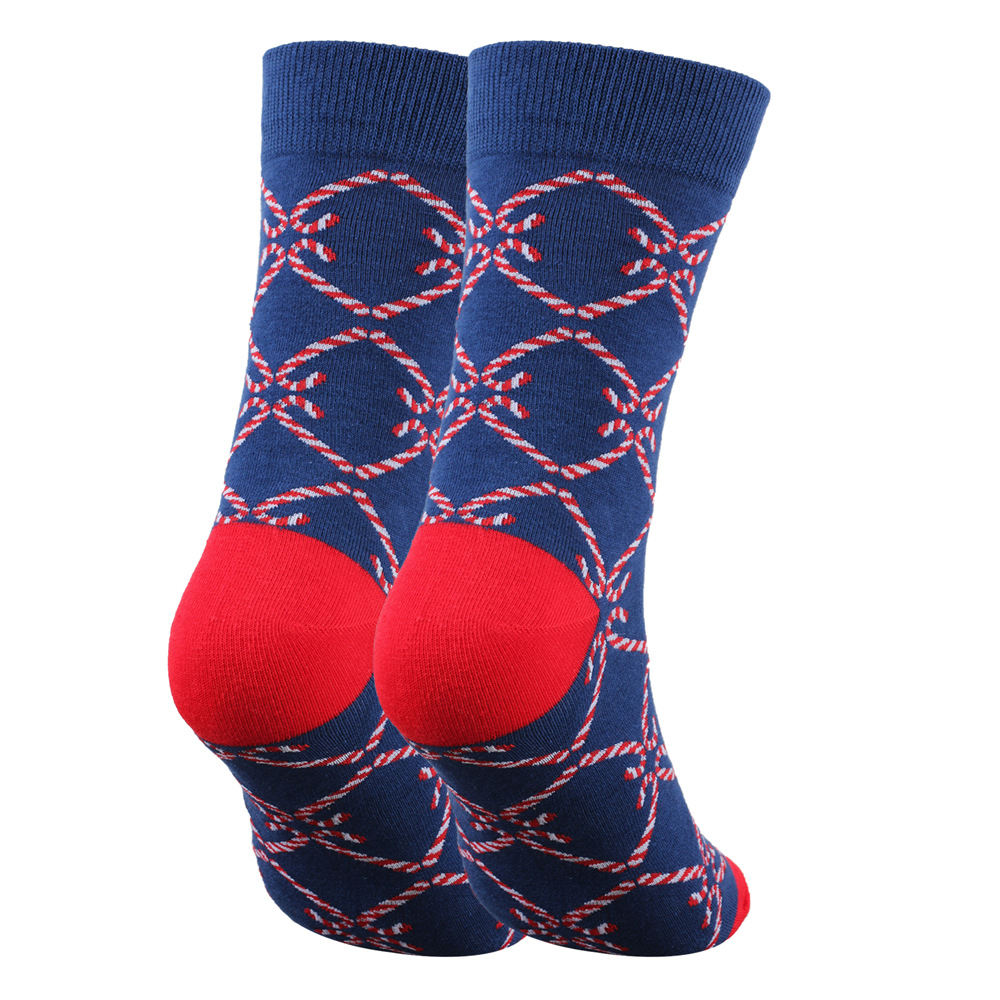Women's Socks & Hosiery enlarged Christmas socks, large size men's socks, cotton socks, men's socks, women's socks, new Christmas mid tube socks trend_voghion.com