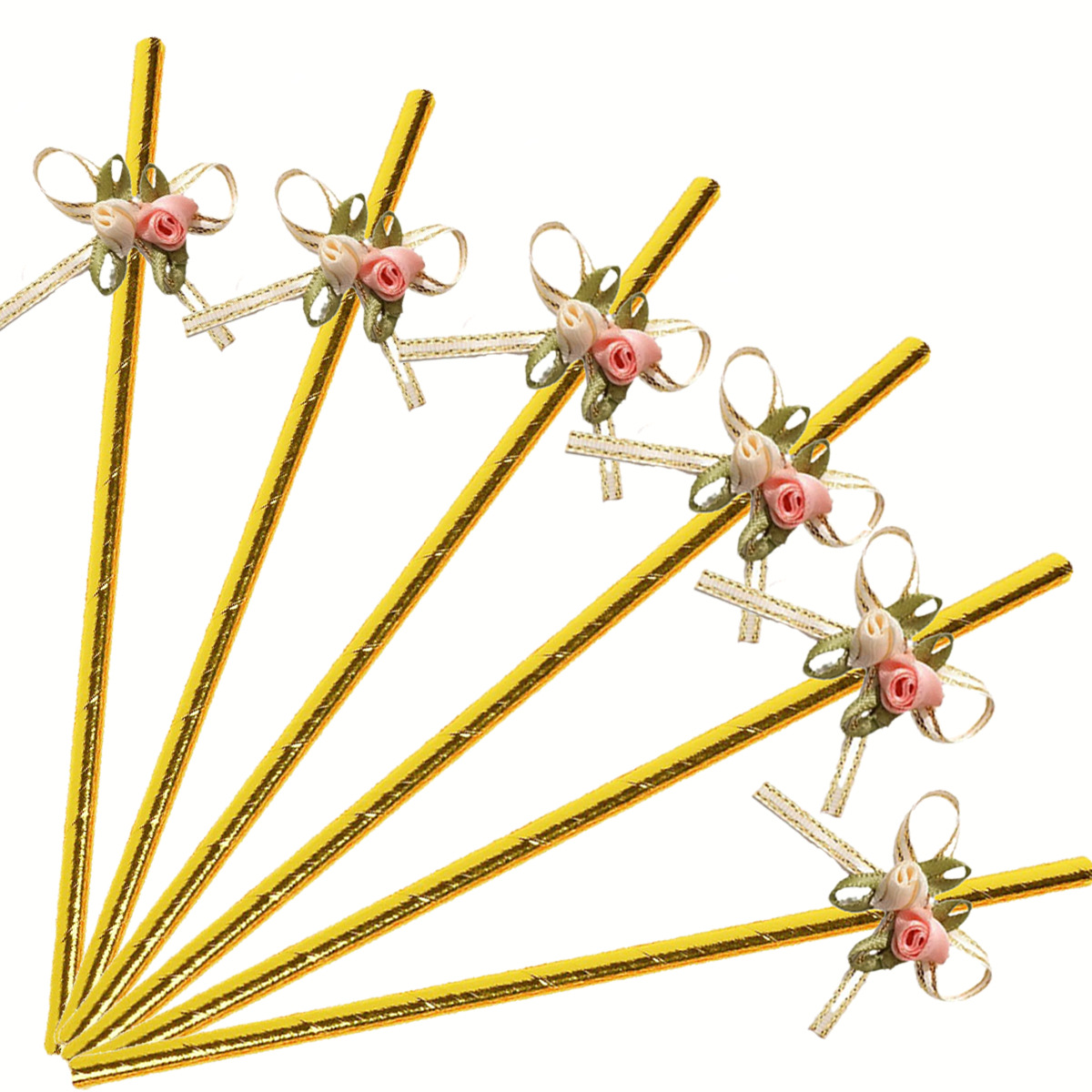 Lugar del fabricante Pajita de papel con lazo creativo Decoración de fiesta Postre Taiwán Vestido de cumpleaños Botella de pudín Plugin de pastel