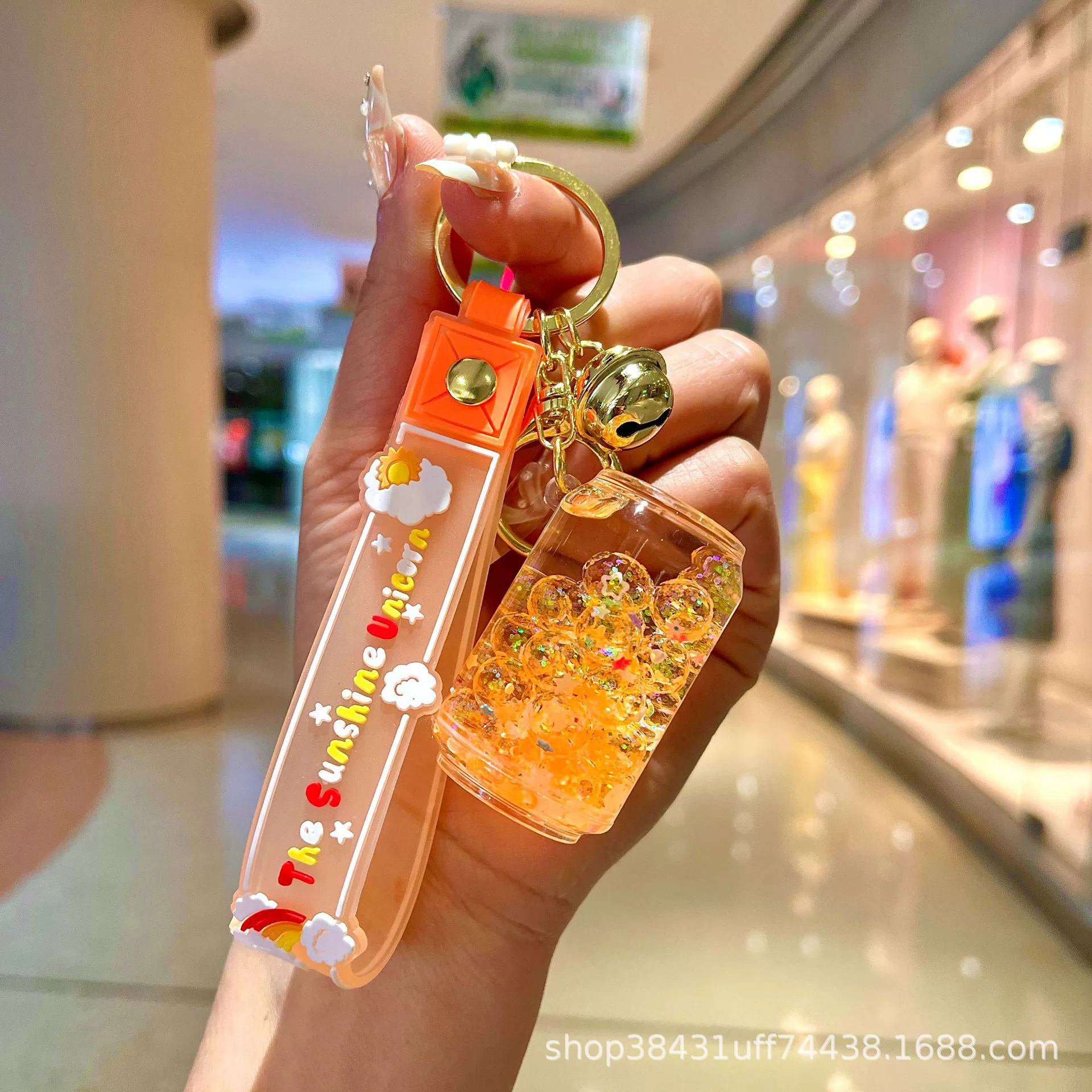 Acrylic keychain, pendant for keys