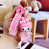 Cartoon keychain with bow, trend pendant