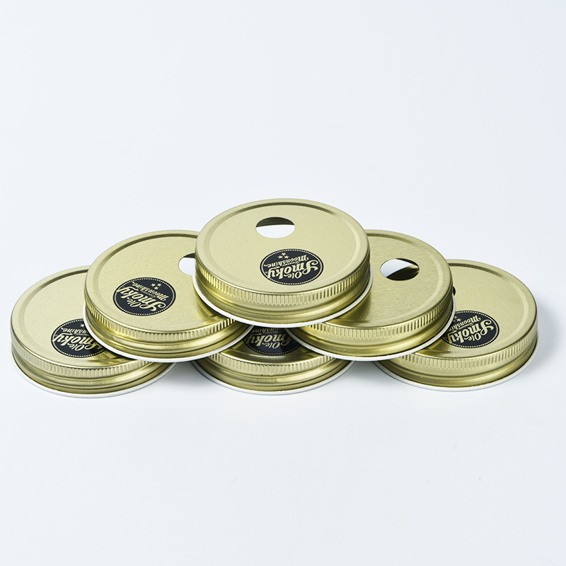 Fuente de la fábrica 70 metal hojalata flanger CUBIERTA Cubierta de curling cubierta roscada, cubierta de masón, tapa de botella de hierro tapa de perforación