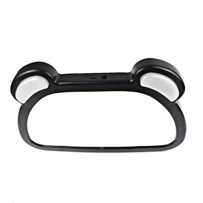 In-car baby rearview mirror car child car seat 360 ° rotating LED reflective auxiliary observation mirror (Large field of view rear view auxiliary mirror) - ordinary
