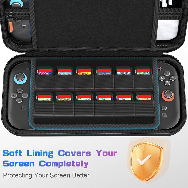 新しい Switch2 ホスト アクセサリ ハンドル ハード シェル フル アクセサリ パッケージ。 NS2 ホストハンドルアクセサリーポータブル防水|undefined