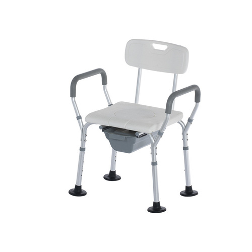 Aluminum alloy bath chair foldable stool disabled toilet seat anti-slip pregnant woman toilet chair elderly supplies wholesale
