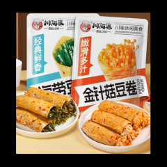 川おばさんのえのき豆巻き、昆布サンド豆皮巻き、スパイシーシリーズ、スナック、干豆腐スナック