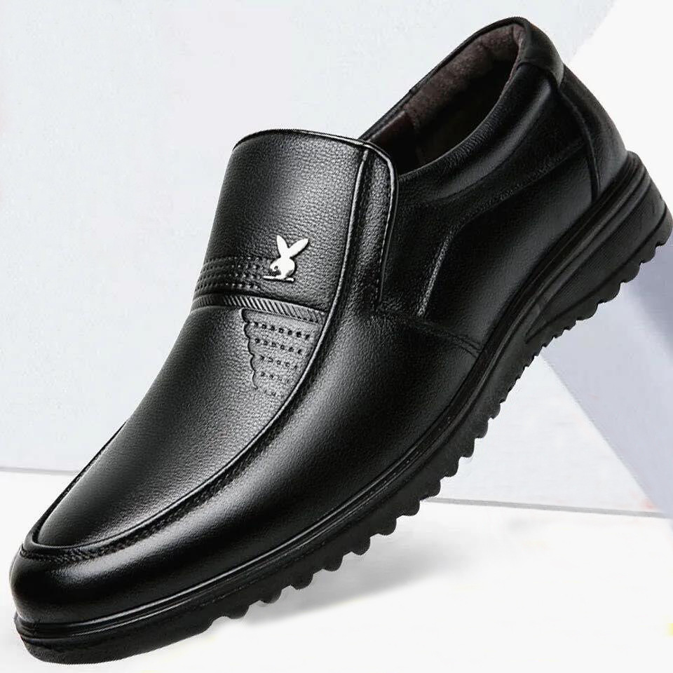 [One Free of Mail] zapatos de cuero casuales para hombres, zapatos de cuero casuales transpirables, zapatos de cuero comerciales coreanos, zapatos de cuero para hombres