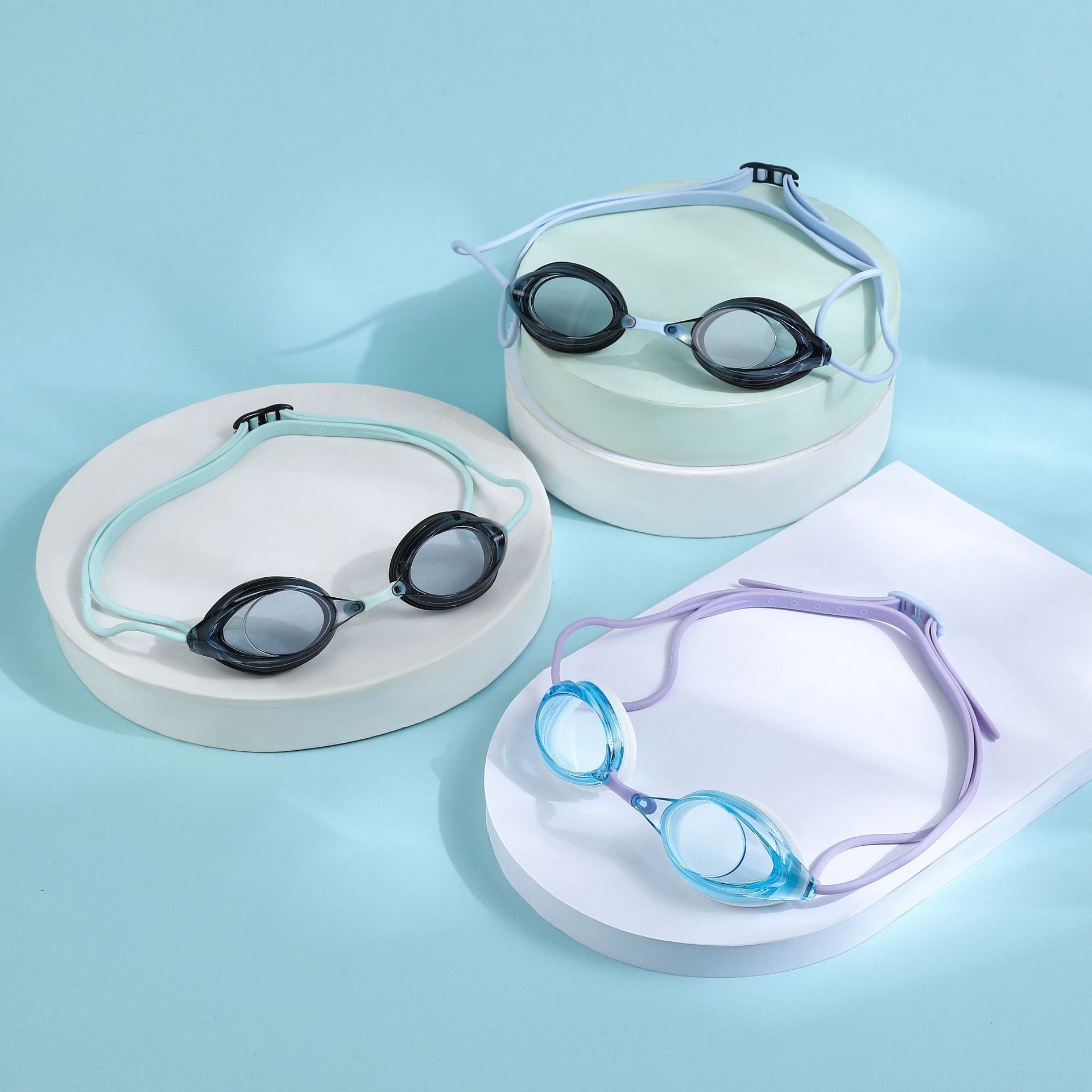 Waterproof professional Olympic silicone swimming goggles anti-fog…