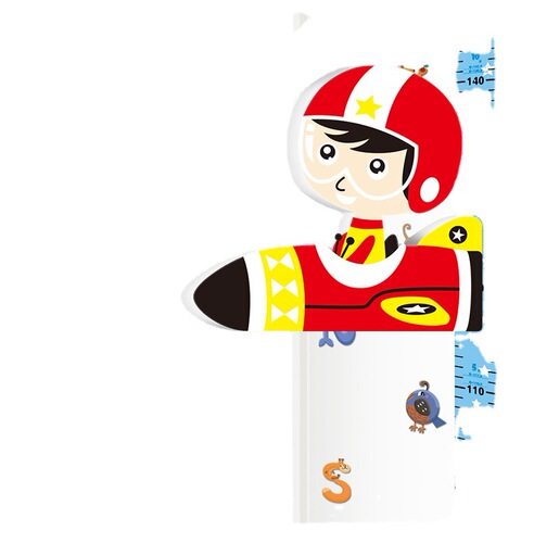 Elephant 3D three-dimensional height sticker baby children's height measuring ruler magnetic measuring instrument cartoon wall sticker removable