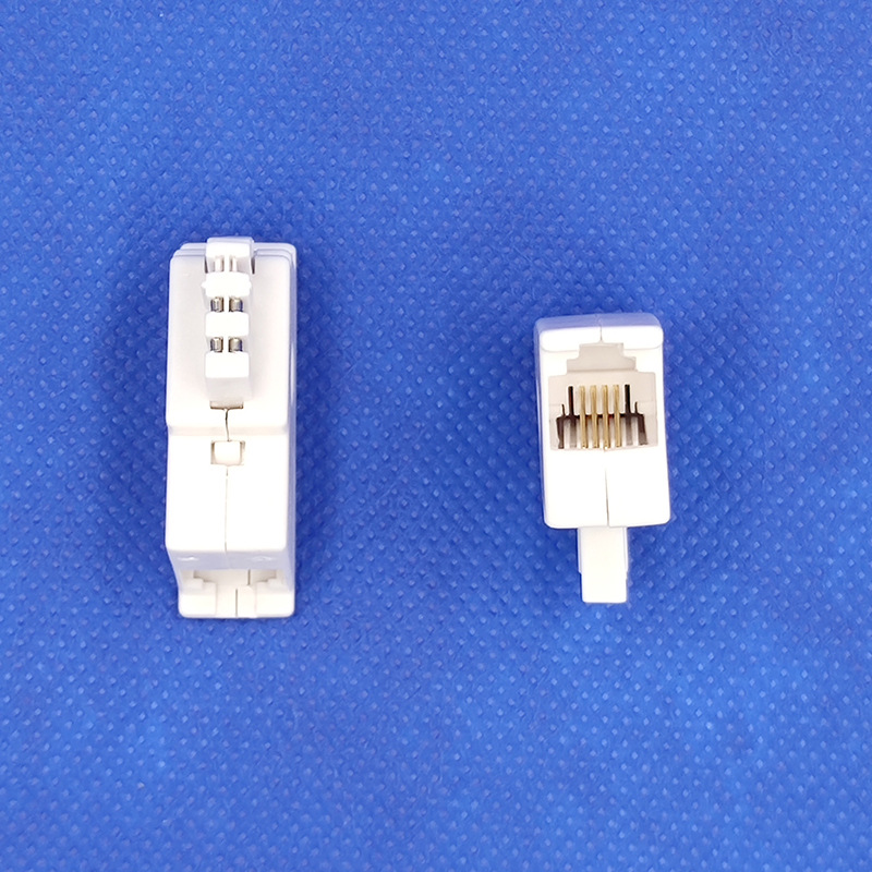 GER-P101 �¹��绰ת��ͷ �绰�������� ��ʽת�Ӳ���6P4CתRJ11