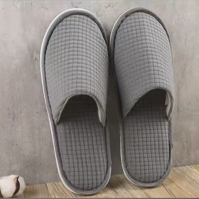 Greentree Inn Hotel Non-Slip Slippers Disposable Towel Slippers Whitening Cloth Genuine Beauty Cloth Wholesale Thickened