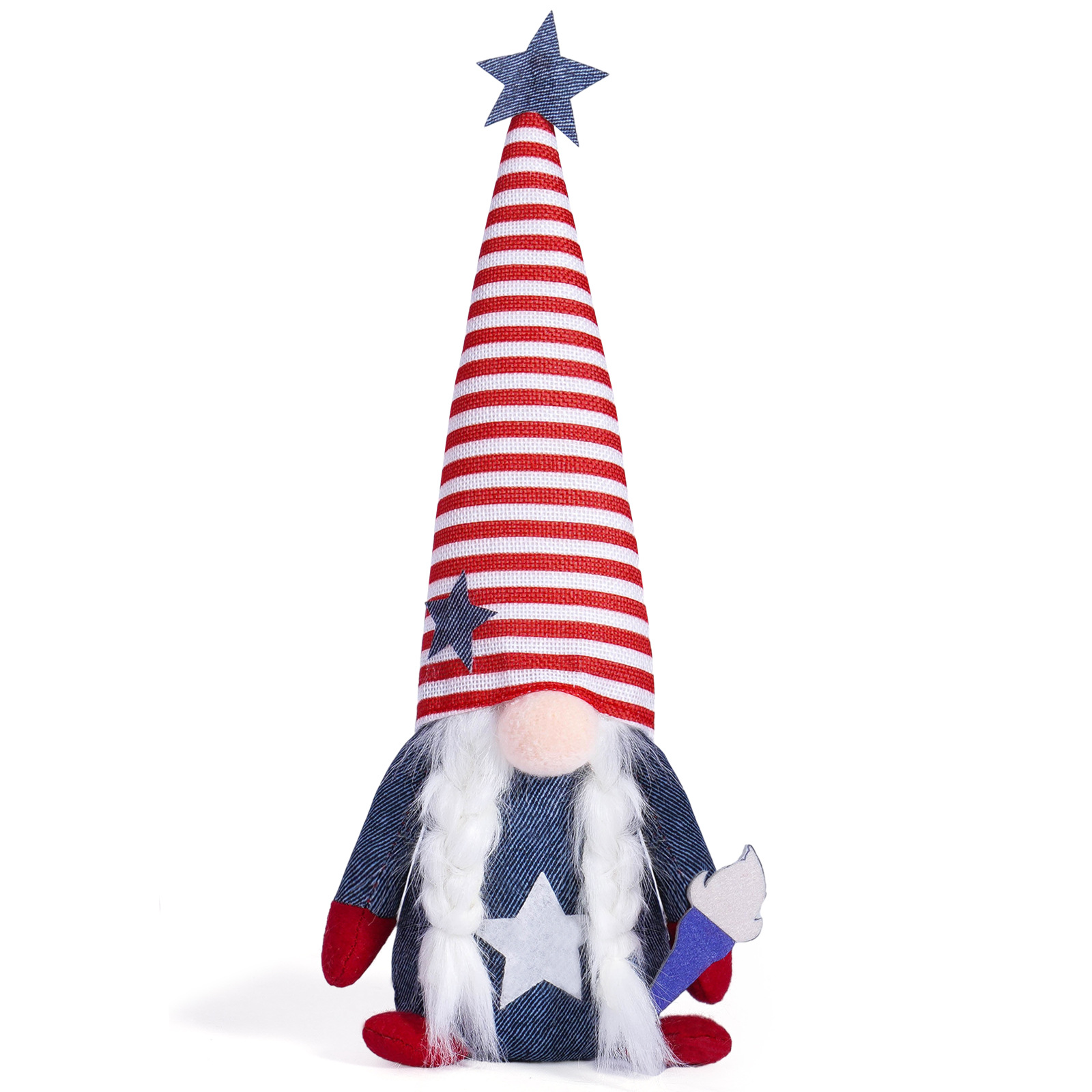 Día de la Independencia transfronteriza muñeca sin cara muñeca decoración enana muñeca de vacaciones atmósfera decoración regalos para niños