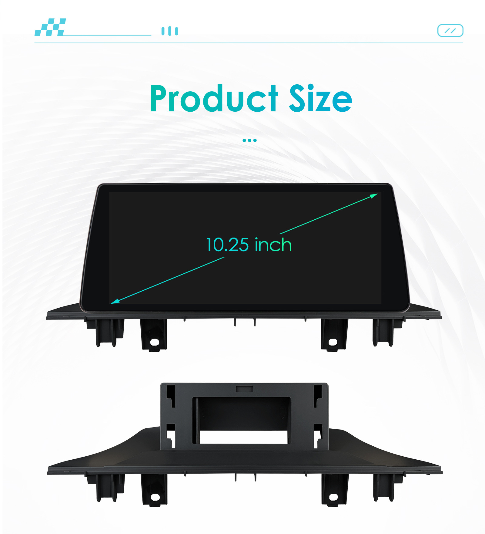 Suitable for BMW X1 F48 Android large screen 16-17 car central control navigator Bluetooth wireless carplay