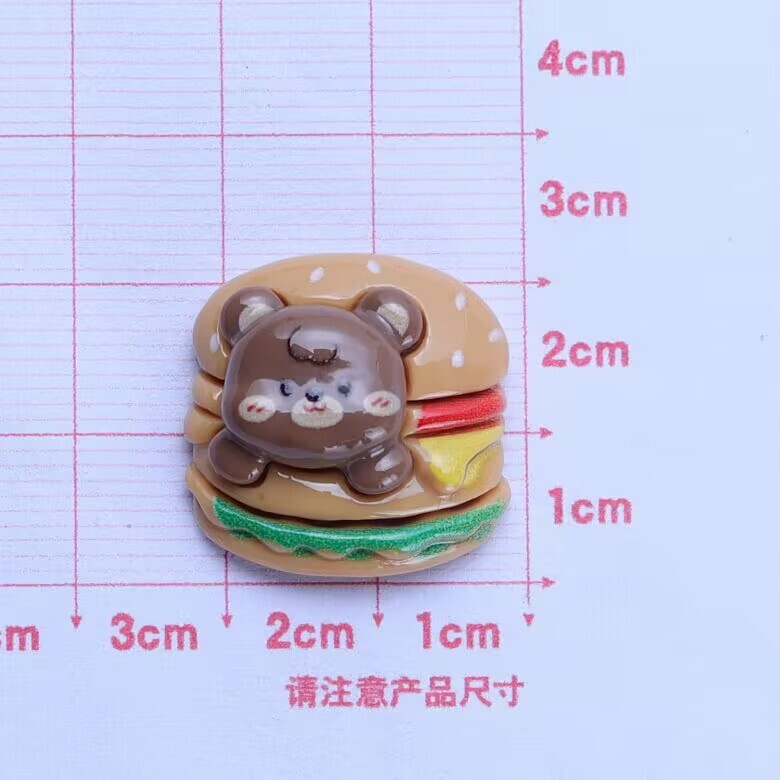 漫画ファーストフード動物樹脂 DIY クリーム接着剤自家製携帯電話ケースキーホルダーヘアピンジュエリーアクセサリー卸売|undefined