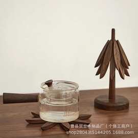 新款木质一棵树杯垫家居餐桌碗碟隔热垫桌面水杯茶杯托下午茶餐垫