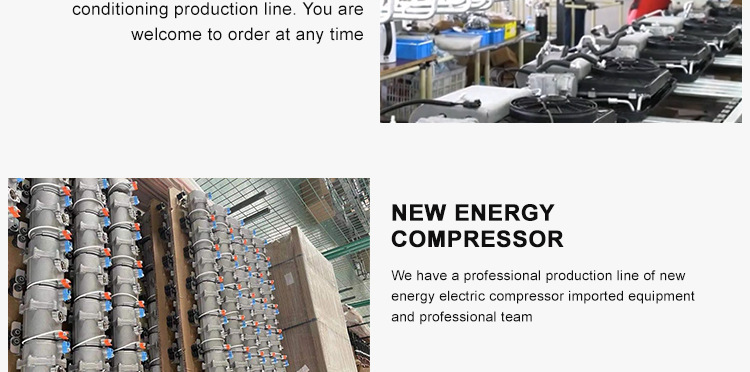 Split vertical parking air conditioner backpack 12v24v RV bus truck excavator forklift electric air conditioner