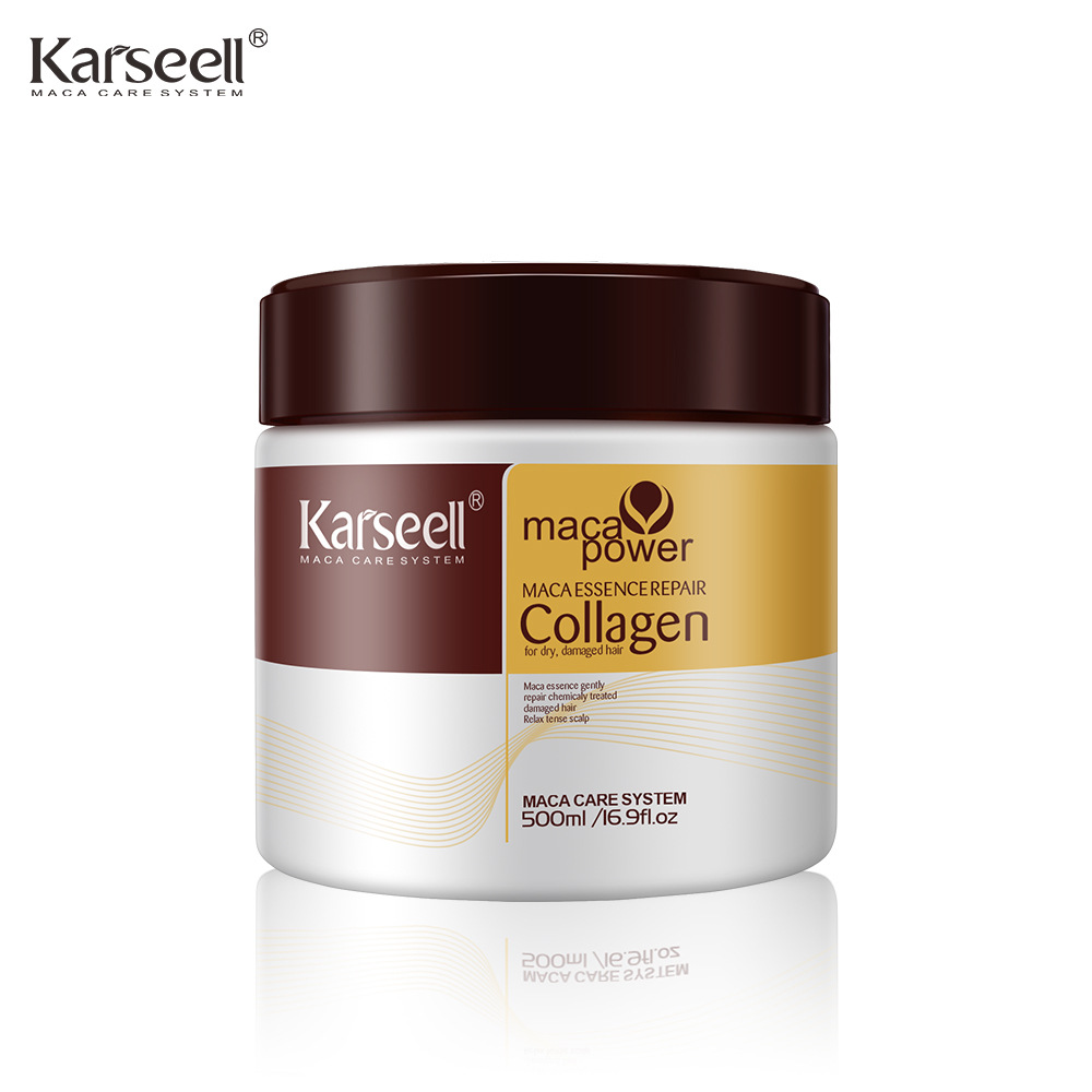 Mascarilla para el cabello de Karseell transfronteriza, repara la sequedad, mejora el frizz, crema para hornear sin vapor, esencia, mascarilla para el cabello