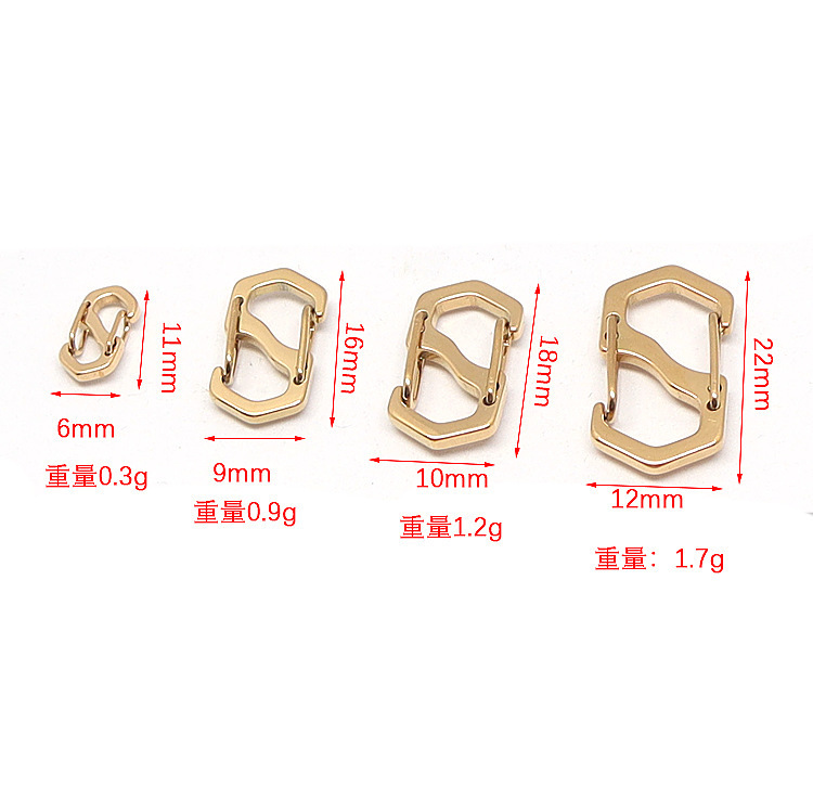 316ステンレスsバックルミニ八字バックルスプリングキーホルダーネックレスブレスレット調節バックルDIYアクセサリーアクセサリーアクセサリー