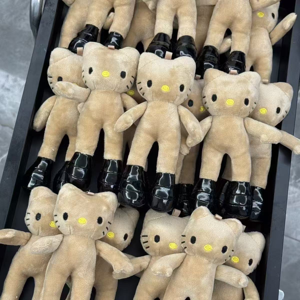 长腿kitty裸娃毛绒公仔可爱挂件玩偶儿童礼物玩具爆款diy娃衣批发