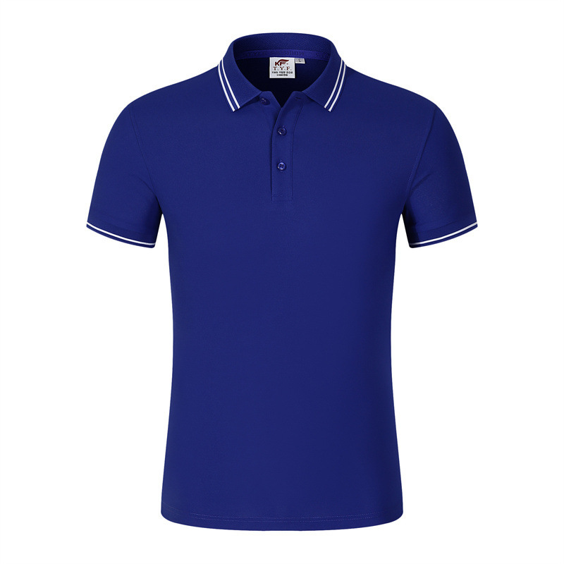 TYF1681#사파이어 블루 스트립 면 60% 속건성 섬유 40%