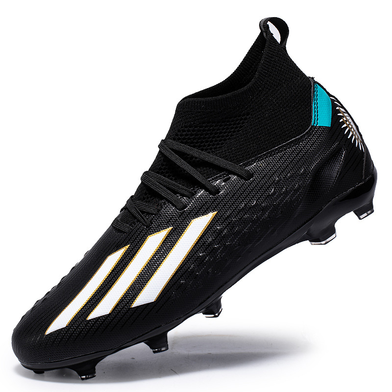 Nuevos zapatos de fútbol de talla grande para hombre de hierba artificial de caña alta de uñas rotas largas zapatos de Pato Mandarín jóvenes zapatos de entrenamiento de competencia estudiantil