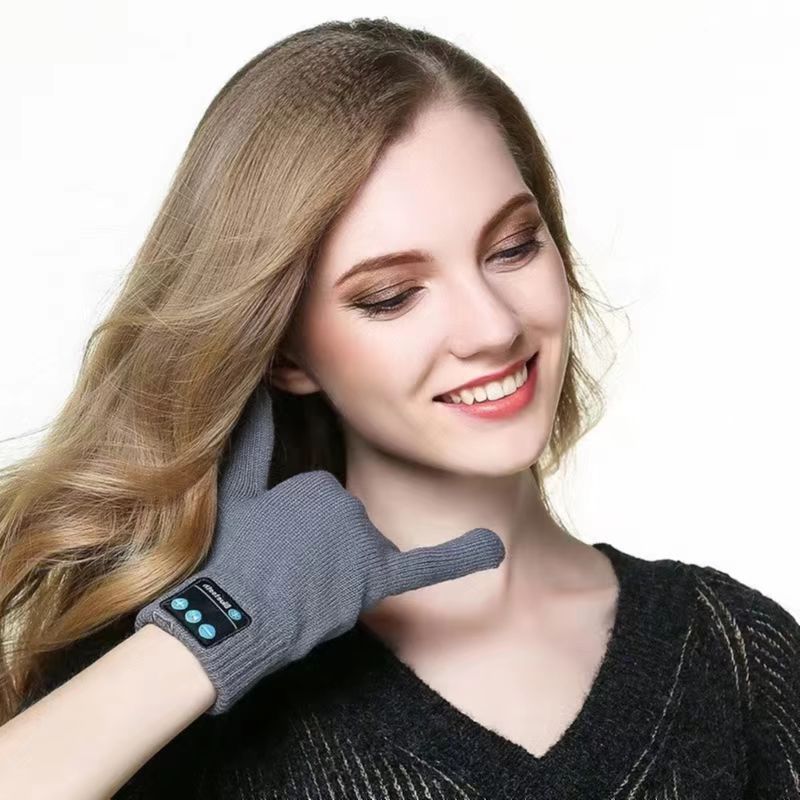 Pantalla táctil Bluetooth inalámbrico inteligente Bluetooth guantes auriculares música dual-frecuencia audio teléfono contestador guantes al por menor