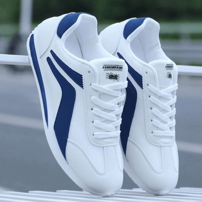 Модная летняя мужская обувь на мягкой подошве, модные кроссовки для бега, повседневные и универсальные мужские легкие туфли Forrest Gump с дезодорирующей сеткой.