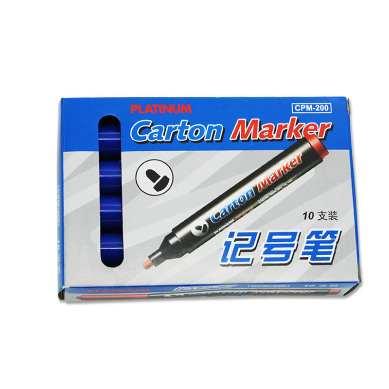 Marcador de platino CPM-200 marcador de cabeza grande aceitoso marcador de cabeza única cabeza gruesa marcador aceitoso marcador