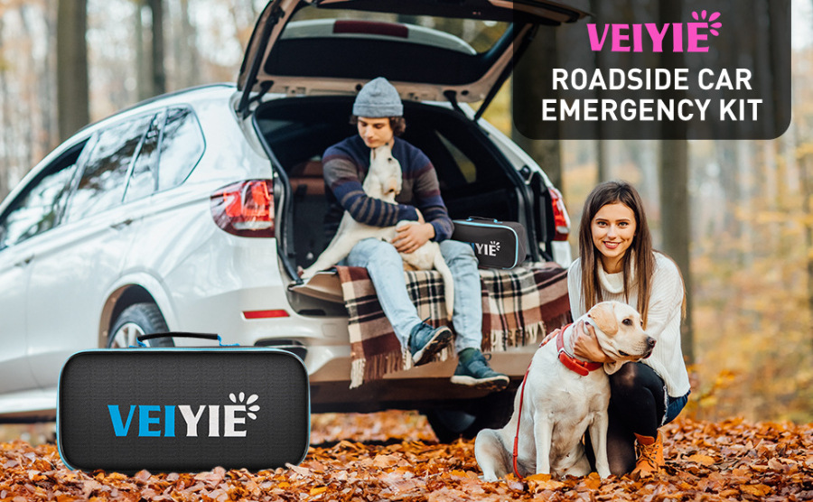 Car self-driving tour outdoor self-rescue equipment and supplies emergency first aid kit portable off-road camping emergency kit for vehicle use