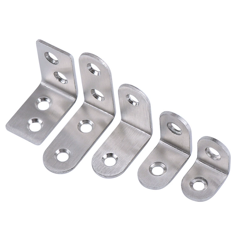 Stainless steel angle code 90 degrees right -angle fixed -angle fixed -iron L -shaped triangle bracket board board support furniture corner connector