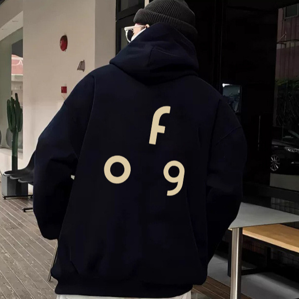ESSENTIALS American high street hooded sweatshirt, trendy for men and women, autumn and winter, loose fit, fleece-lined, plus size, for couples ESSENTIALS American high street hooded sweatshirt, trendy for men and women, autumn and winter, loose fit, fleece-lined, plus size, for couples