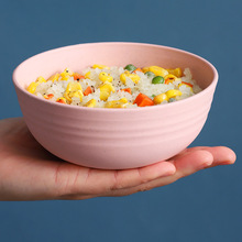 Q085批发家用塑料碗耐高温饭碗可微波小碗一人食餐具汤碗单个蒸蛋