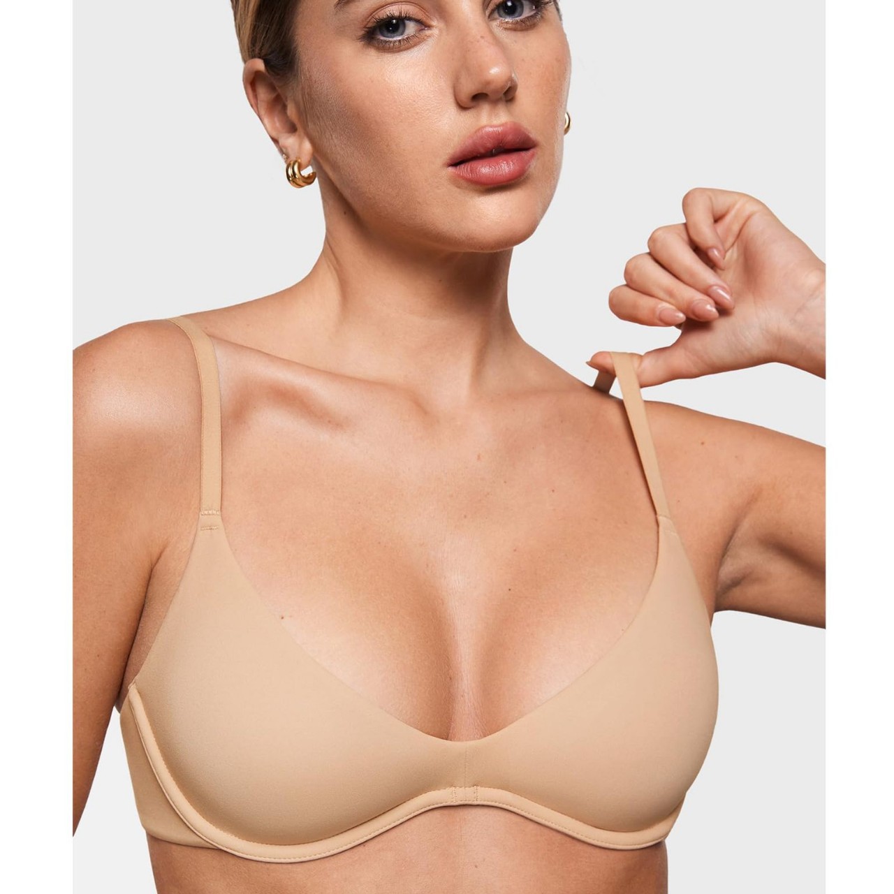Cross-border women's plus-size deep V sexy bra for Amazon, European and American foreign trade, non-padded, underwired, push-up bra
