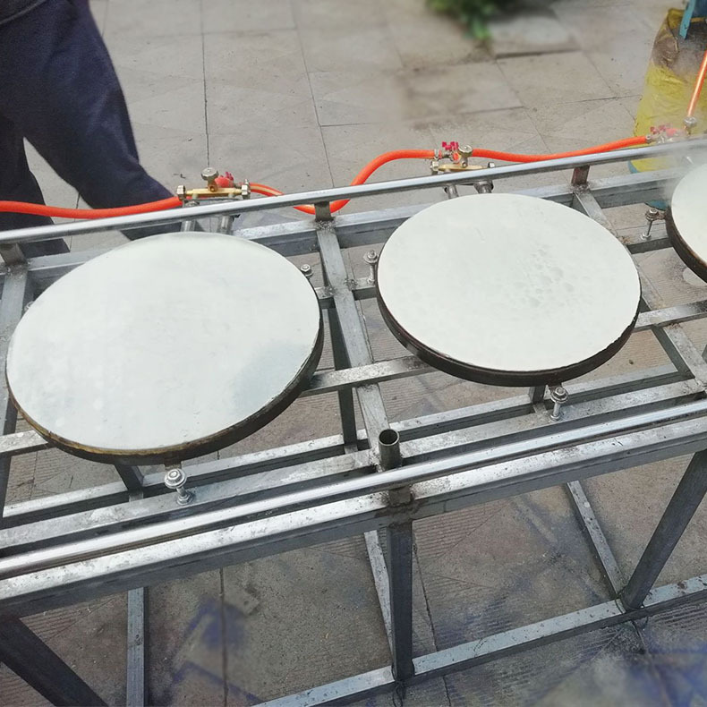 新型仿手工摊煎饼机 半自动推拉式煎饼机 印刷式杂粮煎饼机厂家