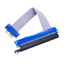 pci-e显卡延长排线PCI-E1X转16X转接线 PCI-E x16转x1线材