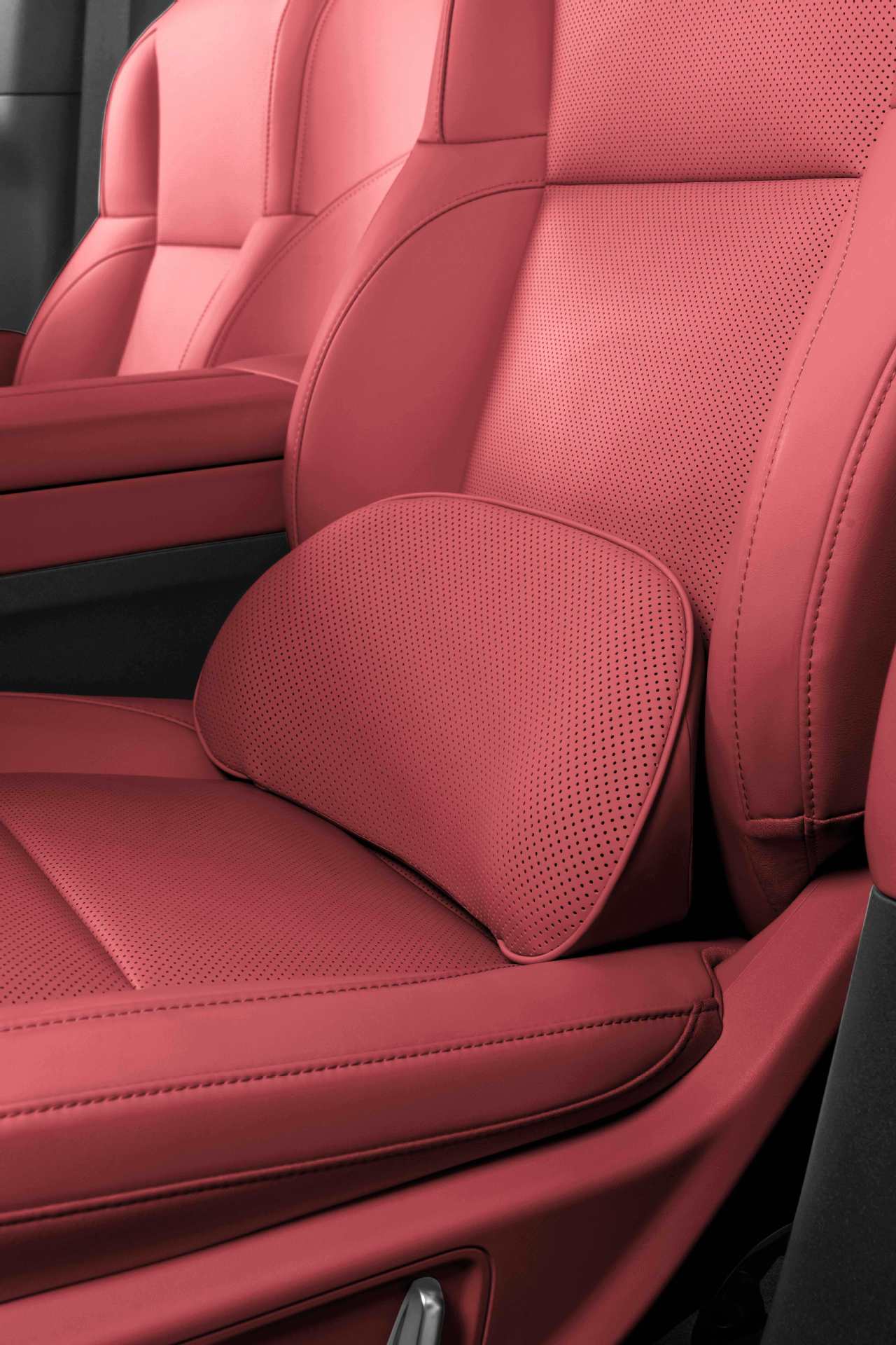 High-Quality Car Lumbar Support Cushion for Mercedes-Benz, Aito, and Li Auto, Driver's Seat Support, Memory Foam Cushion, Breathable