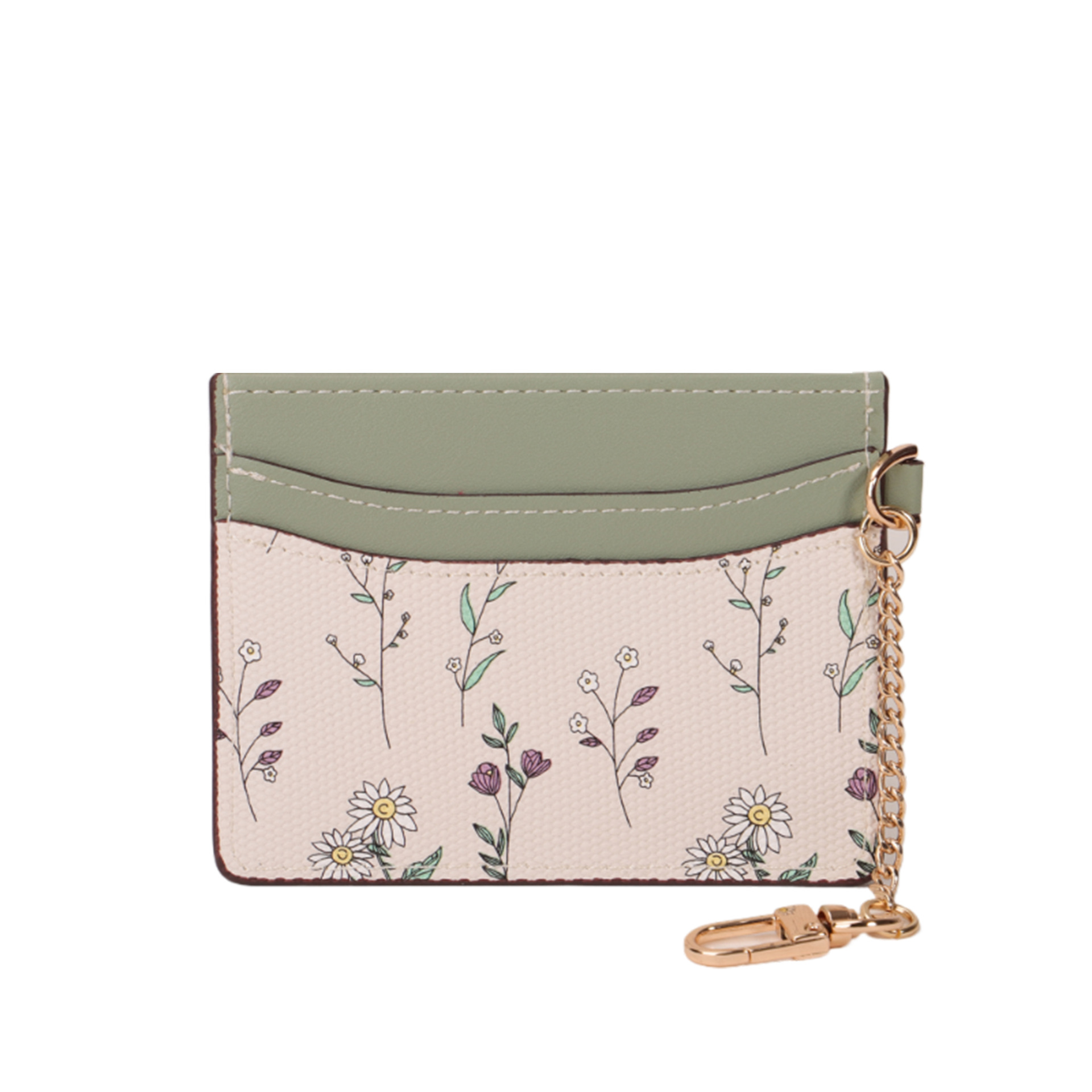 Nuevo producto Macron color flor simple pequeño bolso de tarjeta ins femenino transfronterizo ultrafino bolso colgante bolso de tarjeta superior femenino