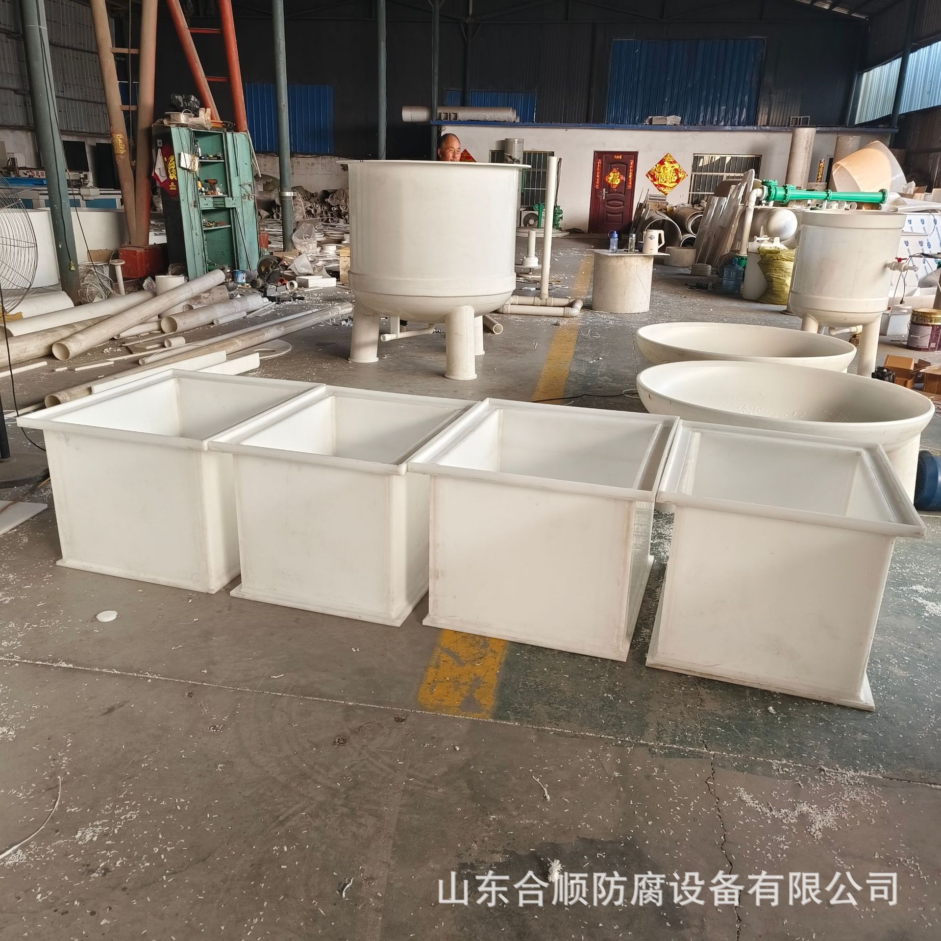 PP养龟池电解槽PP槽PP水槽酸洗槽防腐槽尺寸按需制作 PP槽子