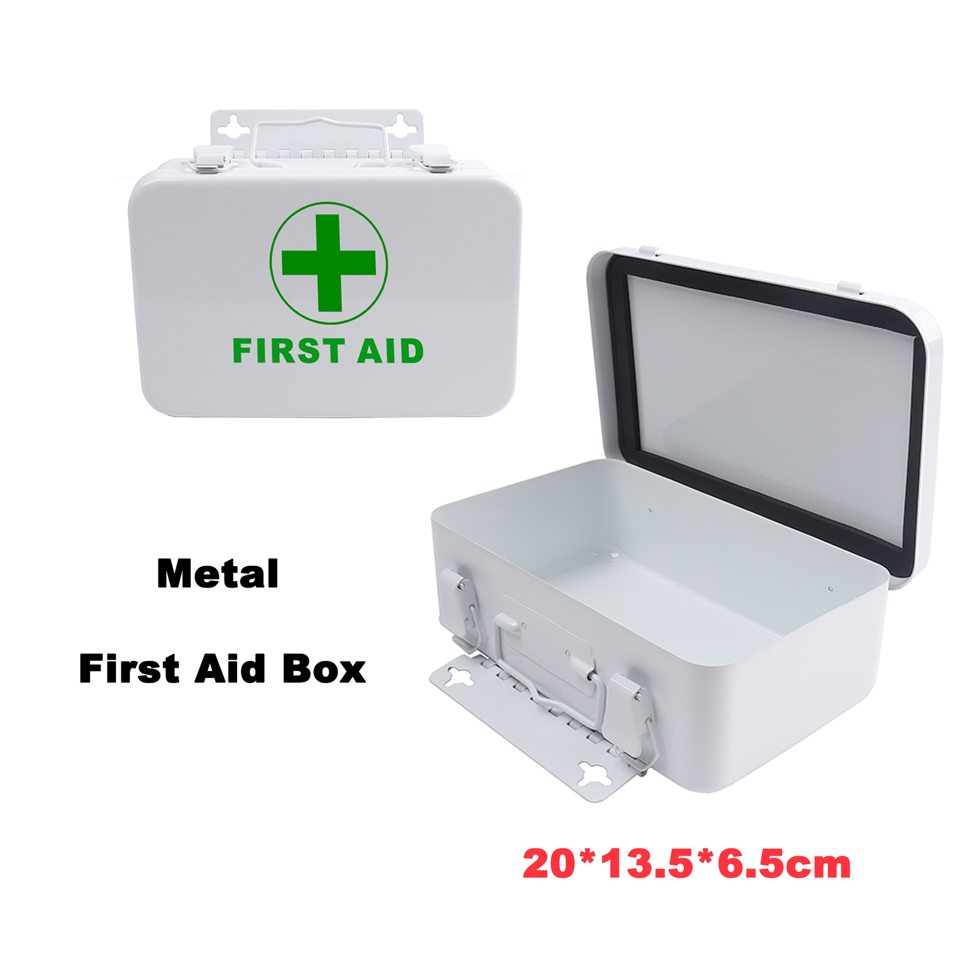 Middle East Hot-Selling 5-Person First Aid Iron Box Factory Outdoor Emergency Kit Medical First Aid Iron Box