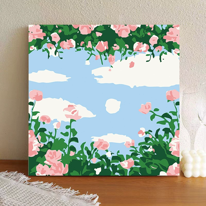 Base digital coloring book, pigment cartoon materials set, new collection, print, DIY, Birthday gift